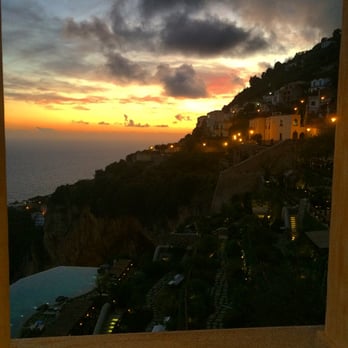 Monastero Santa Rosa - The sunset from our room. - Hotels Near Me - Conca dei Marini, SA