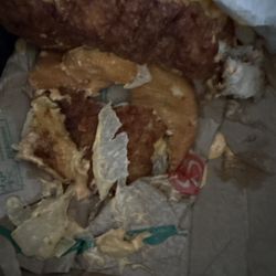 McDonald's - Suppose to be a Deluxe Spicy McCrispyâ„¢ more sauce then anything, like what no thank you!