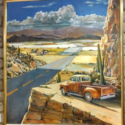 Velma Teague Library - Nice artwork on the wall!