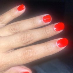 Elegant Nails - Ferrari Red Gel Mani by Helen