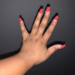 Dalla Nails & Spa - This photo is TWENTY SIX days AFTER the manicure. Not one chip or break. No lifting. #Maya