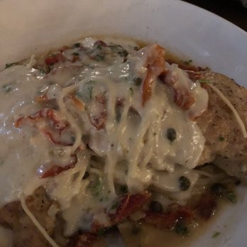 Fishbone's - Chicken piccata with angel hair pasta - Seafood Near Me - Detroit, Michigan Fishbone's - Chicken piccata with angel hair pasta - Seafood Near Me - Detroit, Michigan