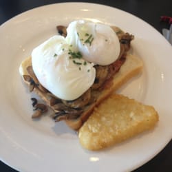 Fish Kitchen Cafe Toombul - Poached egg stack (with added hash brown)