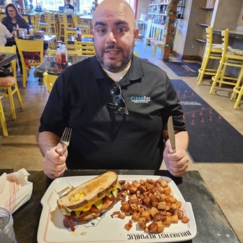 Breakfast Republic - Happy hubby - Breakfast & Brunch Near Me - Costa Mesa, California