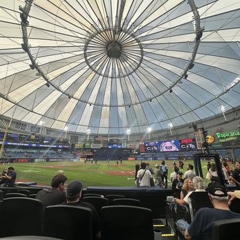 Tampa Bay Rays - Nice views. Section HPC103 Row J seat 6. - Professional Sports Teams Near Me - St. Petersburg, Florida Tampa Bay Rays - Nice views. Section HPC103 Row J seat 6. - Professional Sports Teams Near Me - St. Petersburg, Florida