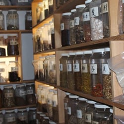 Chung's Acupuncture & Herbs - Traditional Chinese Medicine includes treatment with a variety of herbs. This a picture of Dr. Chung's Herb Room