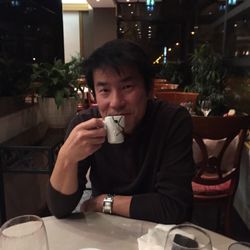 Restaurant la Poularde - After dinner coffee.