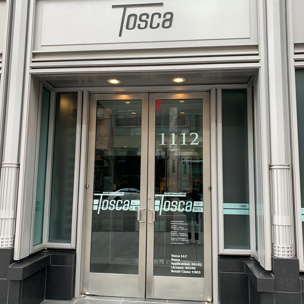 Ristorante TOSCA - Tosca's understated entrance on F Street. - Italian Near Me - Washington, DC, District of Columbia Ristorante TOSCA - Tosca's understated entrance on F Street. - Italian Near Me - Washington, DC, District of Columbia