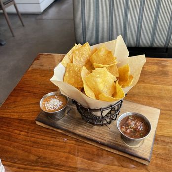 Sol Agave - Chips with bean dip and salsa - New Mexican Cuisine Near Me - Santa Monica, California Sol Agave - Chips with bean dip and salsa - New Mexican Cuisine Near Me - Santa Monica, California