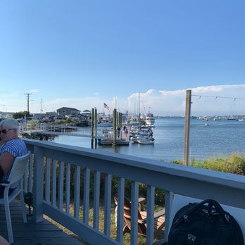 Dead Eye Dick's - Outside seating view - New American Near Me - Block Island, Rhode Island Dead Eye Dick's - Outside seating view - New American Near Me - Block Island, Rhode Island