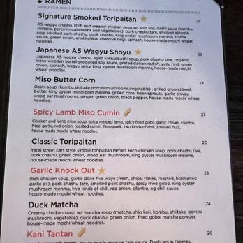 Mensho - Menu 9/2026 - Ramen Near Me - Oakland, California Mensho - Menu 9/2026 - Ramen Near Me - Oakland, California