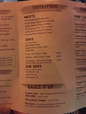 Menu photo 5 Brimstone PNW Smokehouse Gig Harbor, WA