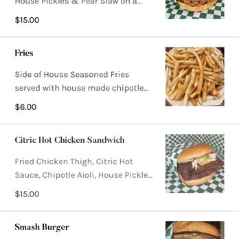Fowl + Fare - Menu (only part of it) - Sandwiches Near Me - Alameda , California