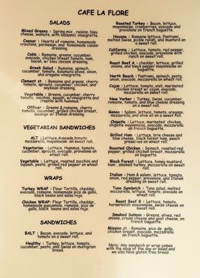 Menu photo 5 Cafe La Flore San Francisco, CA Menu photo 5 Cafe La Flore San Francisco, CA