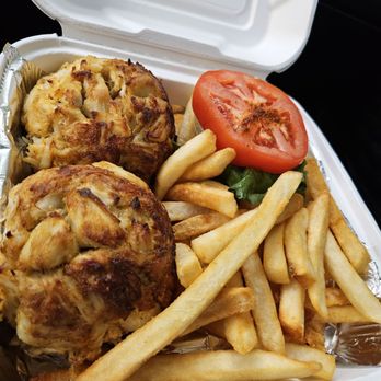 Koco's Pub - Baltimore's Best Jumbo Lump Crabcake 11oz./ x2 meal. It is as good as it looks. No fillers - Pubs Near Me - Baltimore, Maryland
