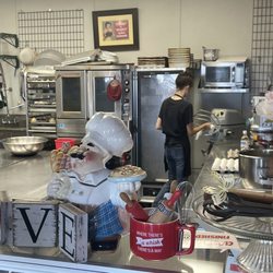 Wild Flour Bakery - Baking area inside bakery