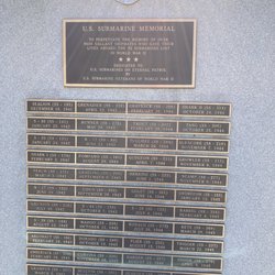 National Submarine Memorial - 52 subs that are still "on patrol".