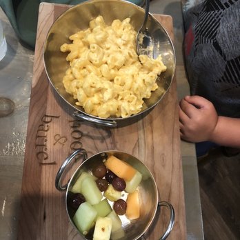 Hook & Barrel - Kids mac n cheese with fruit bowl. - Seafood Near Me - Myrtle Beach, South Carolina