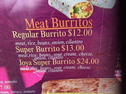 Menu photo 1 La Joya Taco Truck Vallejo, CA