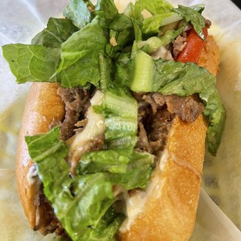 Buster's Cheesesteak - Whole Sub California Cheesesteak Sandwich - American Near Me - San Francisco, California Buster's Cheesesteak - Whole Sub California Cheesesteak Sandwich - American Near Me - San Francisco, California