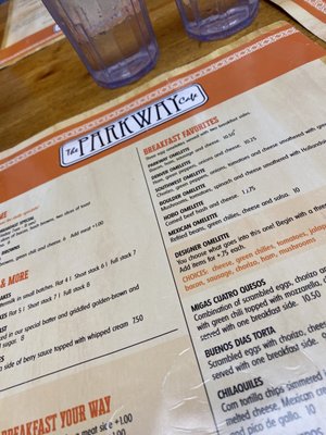 Menu photo 3 The Parkway Cafe Boulder, CO Menu photo 3 The Parkway Cafe Boulder, CO