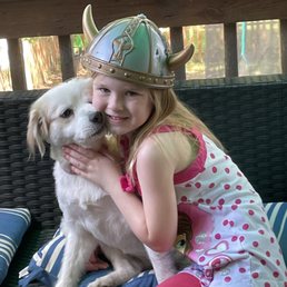 Bea and my little Viking!