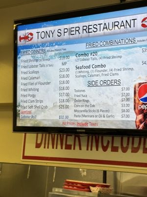 Menu photo 1 Tony's Pier Bronx, NY Menu photo 1 Tony's Pier Bronx, NY