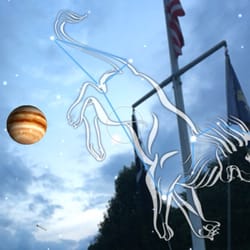 Shea Memorial Grove - Star gazing SkyView app on iPhone
