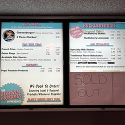 Burger Express - Menu