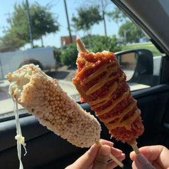 Two Hands Corn Dogs - Murphy - crispy rice and Spicy Dog - Fast Food Near Me - Murphy, Texas