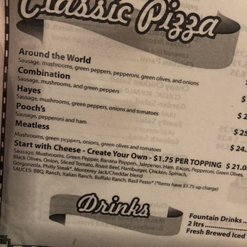 Art's Pizza - a menu for classic pizza - Pizza Near Me - Anderson, Indiana