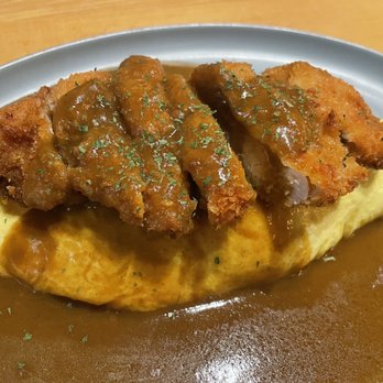 Petit Potato - Omirice with chicken katsu - Taiwanese Near Me - Toronto, Ontario