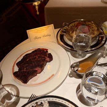 The Occidental - Ribeye prime 35-day dry aged accompanied by Au Poivre with a side of Mac & Cheese with vermont cheddar, stewed tomatoes - Seafood Near Me - Washington, DC, District of Columbia The Occidental - Ribeye prime 35-day dry aged accompanied by Au Poivre with a side of Mac & Cheese with vermont cheddar, stewed tomatoes - Seafood Near Me - Washington, DC, District of Columbia