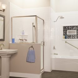 Five Star Baths - If you have a window in your bath tub or shower area, thats not a problem for us.