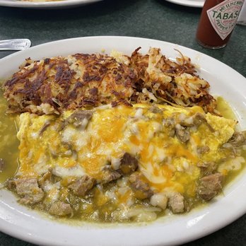 Jerry’s Cafe - Chile 6. Homemade Pork Chili Verde Omelette - Breakfast & Brunch Near Me - Hesperia, California Jerry’s Cafe - Chile 6. Homemade Pork Chili Verde Omelette - Breakfast & Brunch Near Me - Hesperia, California
