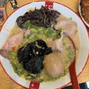 Ramen Nagi - chef's recommended + egg & seaweed - Ramen Near Me - Costa Mesa, California Ramen Nagi - chef's recommended + egg & seaweed - Ramen Near Me - Costa Mesa, California