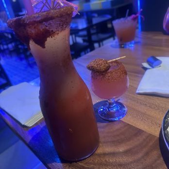Kalaveras - Slushie margarita  Candy shot - New Mexican Cuisine Near Me - Long Beach, California