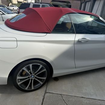 Westminster Auto Upholstery - Bordeaux convertible top - Auto Upholstery Near Me - Anaheim, California Westminster Auto Upholstery - Bordeaux convertible top - Auto Upholstery Near Me - Anaheim, California