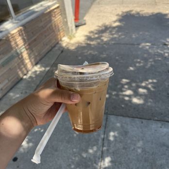 Kaffein Coffee - Iced white forest mocha latte - Coffee & Tea Near Me - San Luis Obispo, California