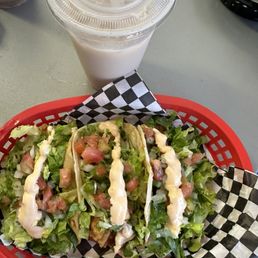 Two Fish Tacos Plate Two Fish Tacos Plate