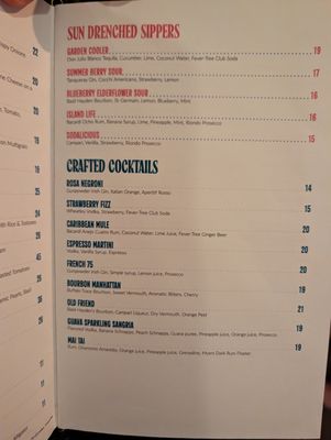 Menu photo 4 John T's Lounge Lake Buena Vista, FL
