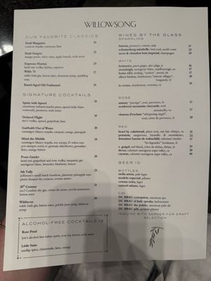 Menu photo 2 Willowsong Washington, DC, DC Menu photo 2 Willowsong Washington, DC, DC