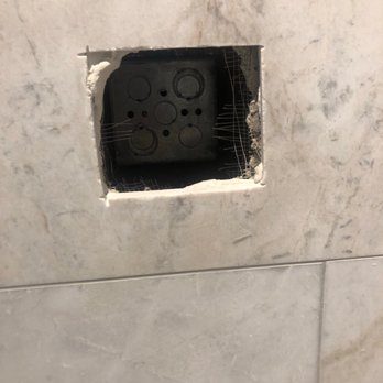 Fiori Spa - Hole in the wall of the shower stall. - Day Spas Near Me - Houston, Texas Fiori Spa - Hole in the wall of the shower stall. - Day Spas Near Me - Houston, Texas