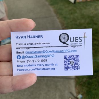 Quest Gaming - Info - Tabletop Games Near Me
