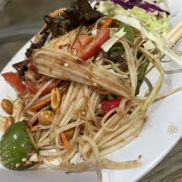 Papaya salad Papaya salad