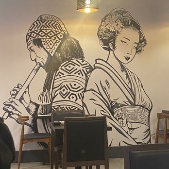 Akashiro - Beautiful wall art. - Sushi Bars Near Me - Fullerton, California Akashiro - Beautiful wall art. - Sushi Bars Near Me - Fullerton, California