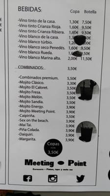 Menu photo 6 Meeting Point València, V