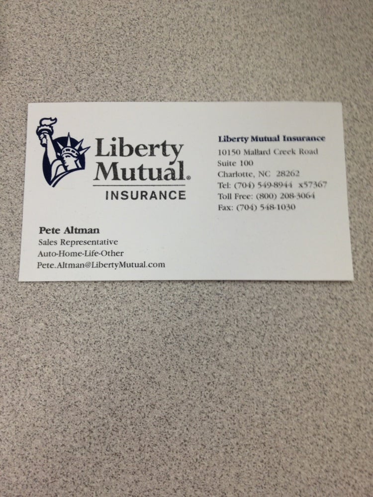 LIBERTY MUTUAL GROUP 10150 Mallard Creek Rd, Charlotte, North