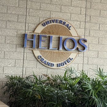Bar Helios - hotel front signage by valet - Seafood Near Me - Orlando, Florida