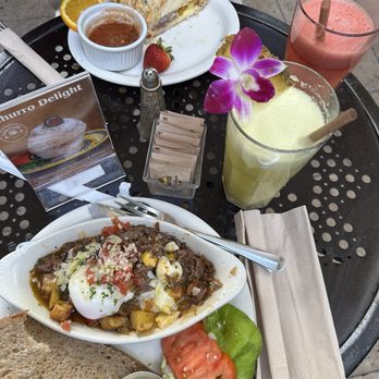 Urth Caffé-Pasadena - Natural Beef Hash Prosciutto & Cheese Breakfast Panini & Watermelon Juice Large & Sunshine Juice™ - Cafes Near Me - Pasadena, California Urth Caffé-Pasadena - Natural Beef Hash Prosciutto & Cheese Breakfast Panini & Watermelon Juice Large & Sunshine Juice™ - Cafes Near Me - Pasadena, California